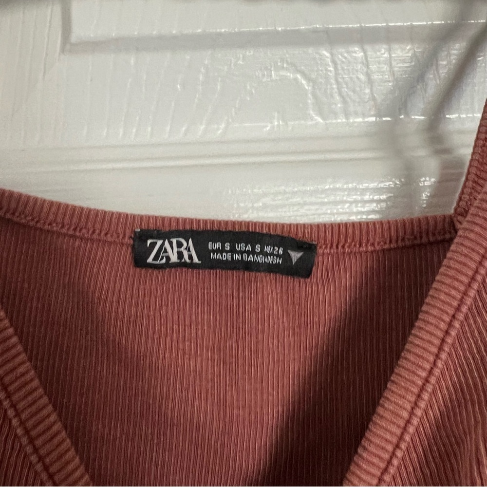 ZARA Ribbed Crop Tank - Picture 5 of 6